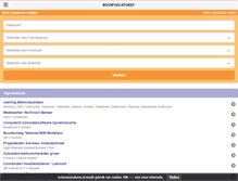 Tablet Screenshot of bouwvacatures.nl
